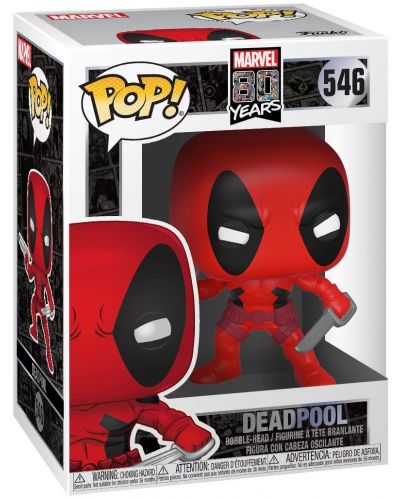 Figurina Funko POP! Marvel: Deadpool - Deadpool (Marvel 80 Years: First Appearance) #546 - 2