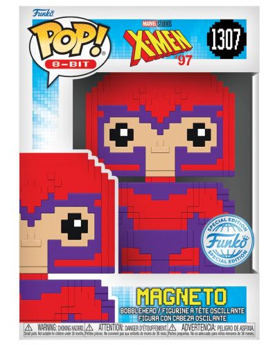Figura Funko POP! 8-Bit Marvel: X-Men - Magneto (X-Men '97) (Special Edition) #1307 - 2