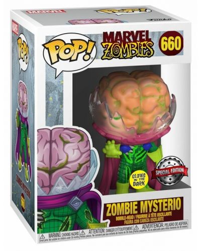 Figurina  Funko POP! Marvel: Zombies - Mysterio (Glows in the Dark) (Special Edition) #660 - 2