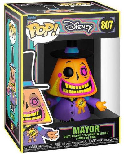Figurina Funko POP! Disney: Nightmare Before Christmas - Mayor (Blacklight) #807 - 2