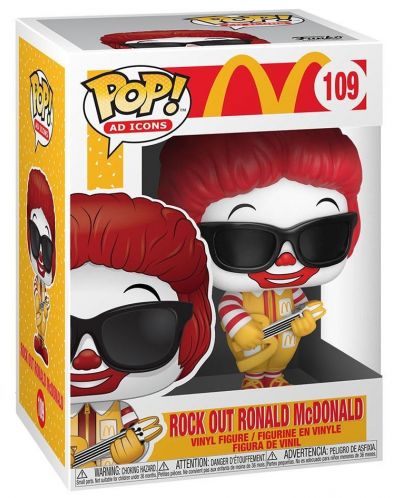 Figurina Funko POP! Ad Icons: McDonalds - Rock Out Ronald #109 - 2
