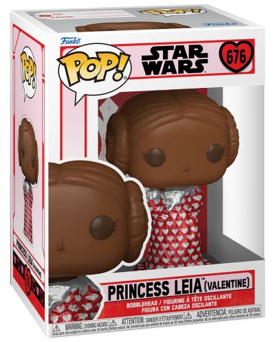 Figura Funko POP! Valentines: Star Wars - Princess Leia (Chocolate) #676 - 2