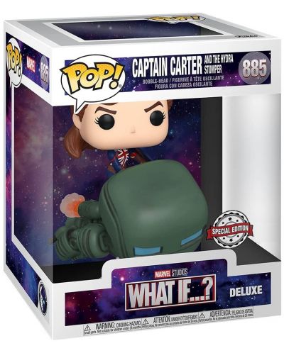 Figurina Funko POP! Deluxe: What If…? - Captain Carter and the Hydra Stomper (Special Edition) #885 - 3
