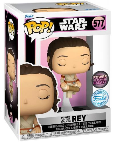 Figurină Funko POP! Power of the Galaxy: Star Wars - Power of the Galaxy: Rey (Special Edition) #577 - 2
