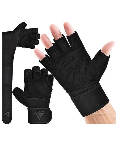 Mănuși de fitness RDX - Micro Plus, negru - 2