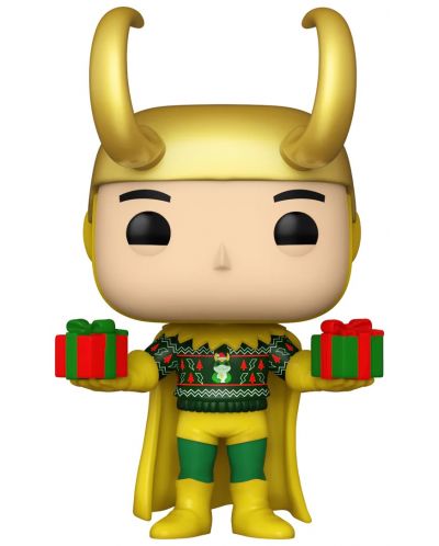 Figurina Funko POP! Marvel: Holiday - Loki (Metallic) (Special Edition) #1322 - 1