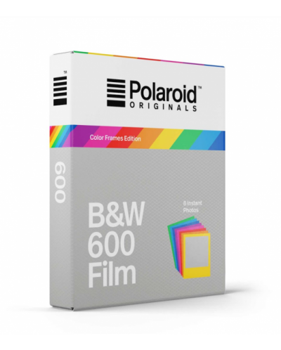 Film Polaroid Originals alb-negru pentru aparate foto 600 și i-Type, Color Frames - 1