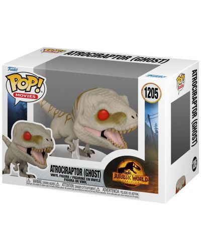 Figurina Funko POP! Movies: Jurassic World - Atrociraptor (Ghost) #1205 	 - 2