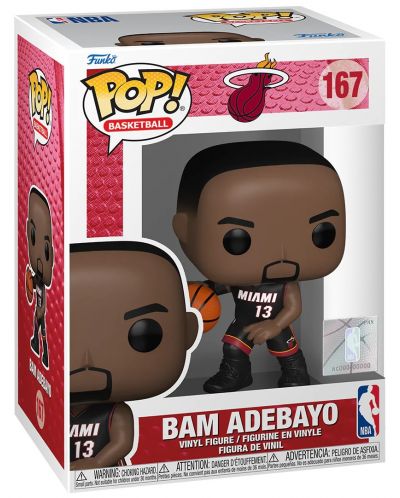 Figura Funko POP! Sports: Basketball - Bam Adebayo (Miami Heat) #167 - 2