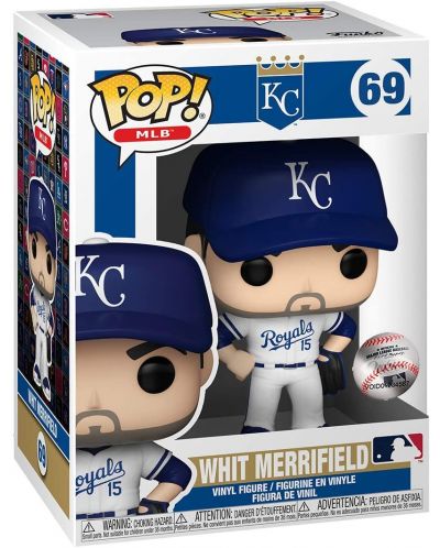 Figurina Funko POP! Sports: Baseball - Whit Merrifield (Kansas City Royals) #69 - 2