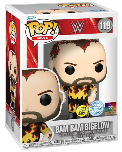 Figurina  Funko POP! Sports: WWE - Bam Bam Bigelow (Glows in the Dark) (Special Edition) #119 - 2