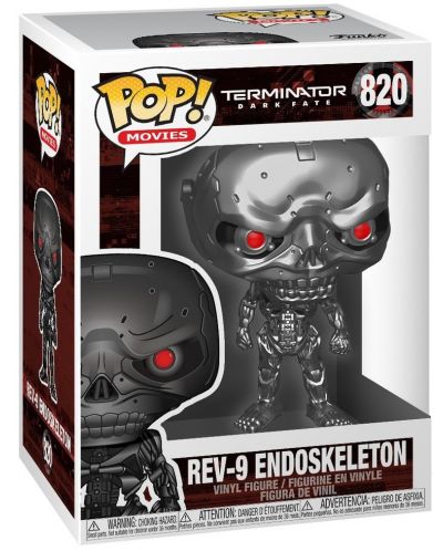 Figurina Funko POP! Movies: Terminator Dark Fate - REV-9 Endoskeleton #820 - 2