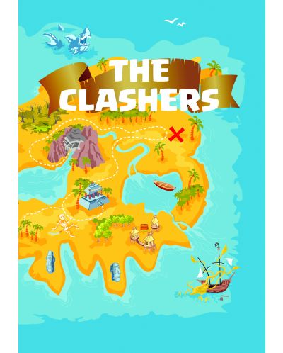 Caiet scolar A4, 48 file The Clashers - Geografie - 1
