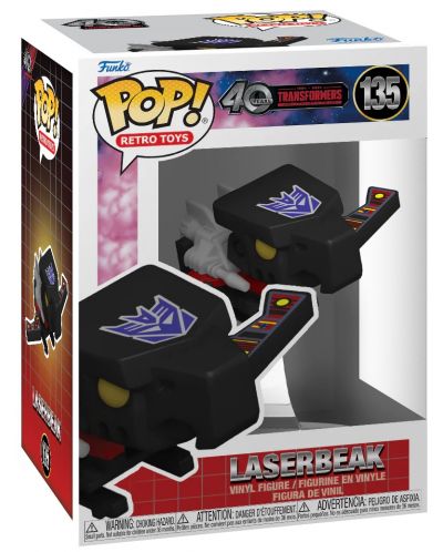 Figurină Funko POP! Retro Toys: Transformers - Laserbeak (40 Years Transformers) #135 - 3