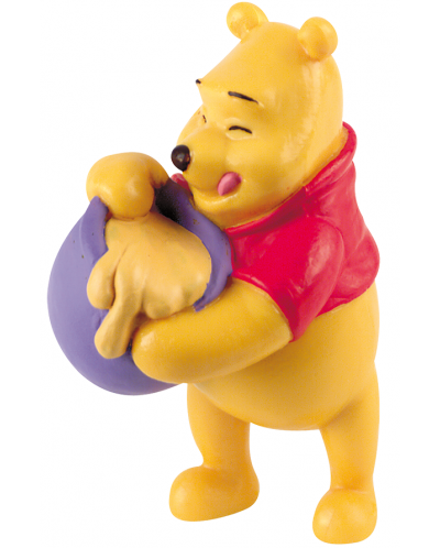Figurină Bullyland Winnie The Pooh - Winnie the Pooh, cu un borcan de miere - 1