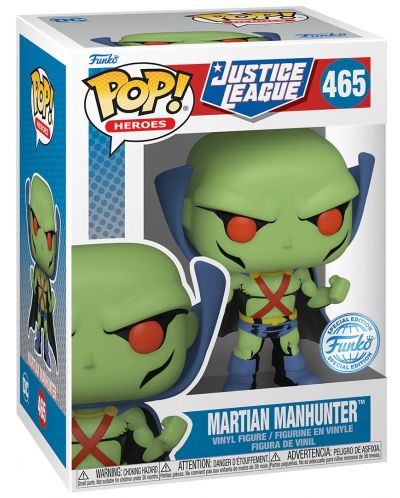 Figurină Funko POP! DC Comics: Justice League - Martian Manhunter (Special Edition) #465 - 2