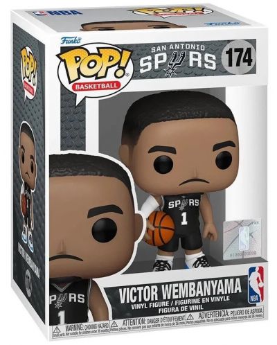 Figurină Funko POP! Sports: Basketball - Victor Wembanyama (San Antonio Spurs) #174 - 2