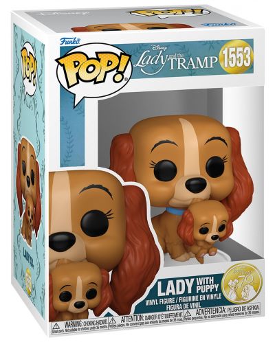 Figurină Funko POP! Disney: Lady & the Tramp - Lady with Puppy