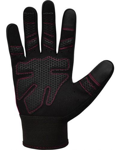 Mănuși de fitness RDX - W1 Full Finger, roz/negru - 3