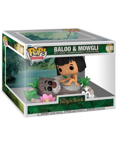 Figurină Funko POP! Moments: The Jungle Book - Baloo & Mowgli #1490 - 2