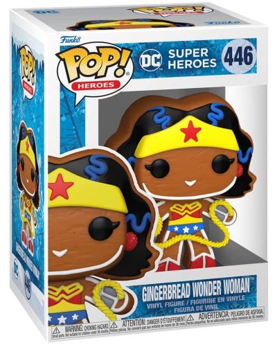 Figurină Funko POP! DC Comics: Holiday - Gingerbread Wonder Woman #446 - 2