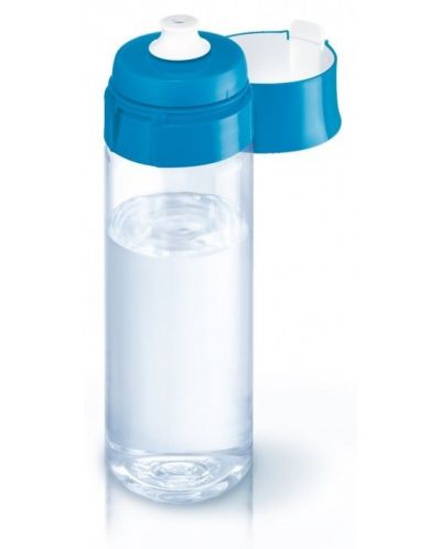 Sticlă filtrantă pentru apă BRITA - Fill&Go Vital, 0.6 l, albastră - 2
