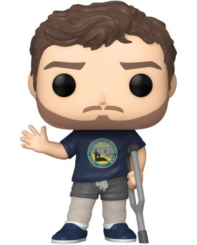 Figurină Funko POP! Television: Parks and Recreation - Andy with Leg Casts (Special Edition) #1155 - 1
