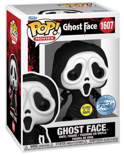 Figurină Funko POP! Movies: Ghostface - Ghostface (Glows in the Dark) (Special Edition) #1607 - 3