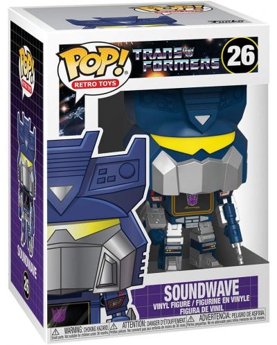 Figurina  Funko POP! Retro Toys: Transformers - Soundwave #26 - 2