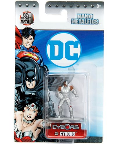 Figurina Metals Die Cast DC Comics: DC Heroes - Cyborg (DC12) - 4