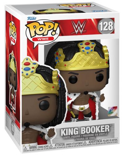 Figurină Funko POP! Sports: WWE - King Booker #128 - 2