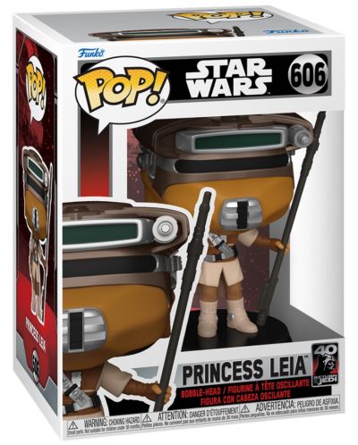 Funko POP! Filme: Întoarcerea lui Jedi - Prințesa Leia (40th Anniversary) #606 - 2