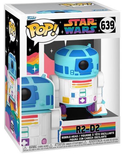 Figurină Funko POP! Disney: Star Wars - R2-D2 (Pride 2023) #639	 - 2