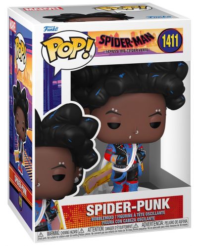 Figurină Funko POP! Marvel: Spider-Man - Spider-Punk #1411 - 2