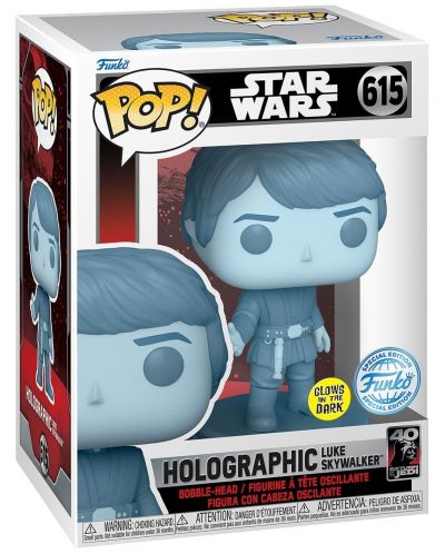 Figurină Funko POP! Movies: Return of the Jedi - Holographic (40th Anniversary) (Glows in the Dark) (Special Edition) #615 - 2