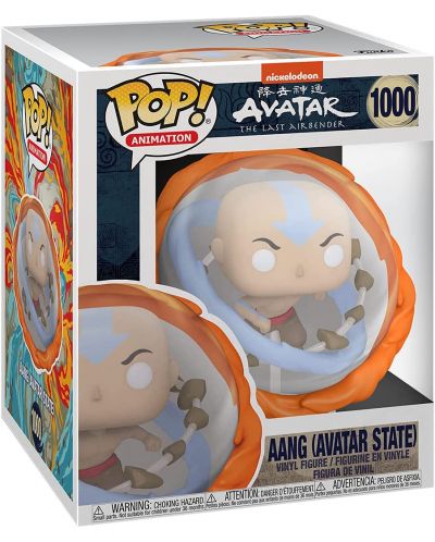 Figurina Funko POP! Animation: Avatar: The Last Airbender - Aang (Avatar State) #1000, 15 cm - 2