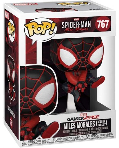 Figurina Funko POP! Marvel: Spider-man - Miles Morales (Bodega Cat Suit) #767 - 2