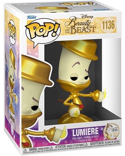 Figurina Funko POP! Disney: Beauty and the Beast - Lumiere #1136 - 2