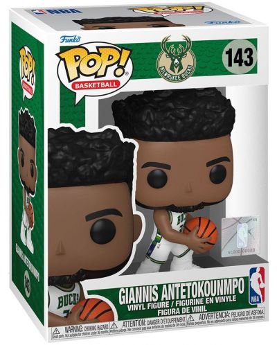 Figurina Funko POP! Sports: Basketball - Giannis Antetokounmpo (Milwaukee Bucks) #143 - 2