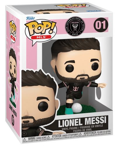 Figurină Funko POP! MLS: Inter Miami - Lionel Messi (Away) #01