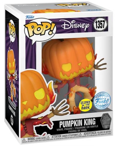 Figurină Funko POP! Disney: The Nightmare Before Christmas - Pumpkin King (Glows in the Dark) (Special Edition) (30th Anniversary) #1357 - 2