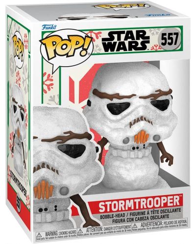 Figurina Funko POP! Movies: Star Wars - Stormtrooper (Holiday) #557 - 2