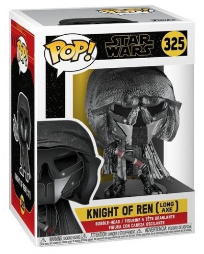 Figurina Funko POP! Star-Wars: Knight of Ren - Long Axe (Chrome) #325 - 2