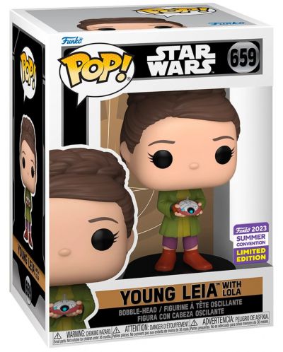 FigurinăFunko POP! Movies: Star Wars - Young Leia (Convention Limited Edition) #659 - 2