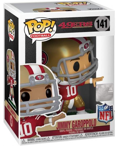 Figurina Funko POP! Sports: American Football - Jimmy Garoppolo (49ers) #141 - 2