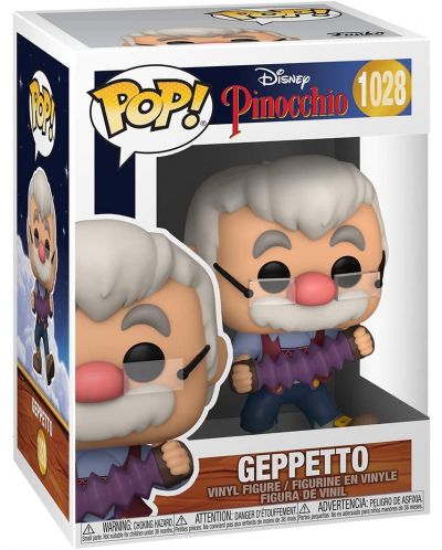Figurina Funko POP! Disney: Pinocchio - Geppetto (with Accordion) #1028 - 2