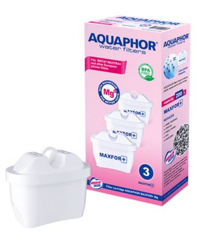 Filtre pentru apă Aquaphor - MAXFOR+ Mg, 3 buc - 1