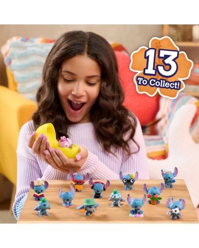 Figurină surpriză Disney Stitch - Capsulă de ananas, sortiment