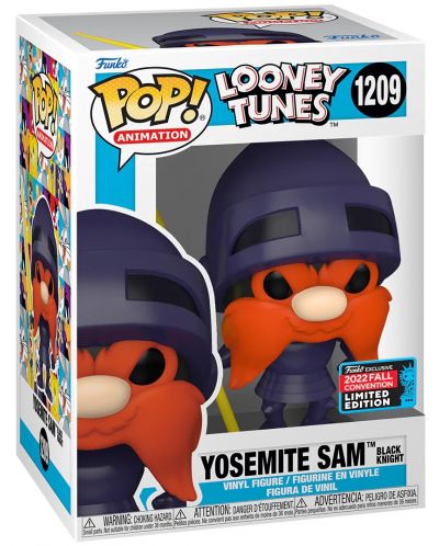 Figurină Funko POP! Animation: Looney Tunes - Yosemite Sam (Black Knight) (2022 Fall Convention Limited Edition) #1209 - 2