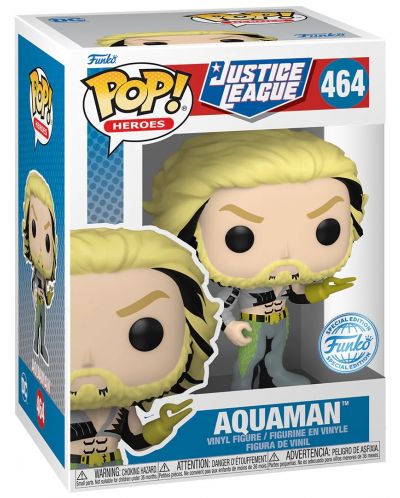 Figurină Funko POP! DC Comics: Justice League - Aquaman (Special Edition) #464 - 2